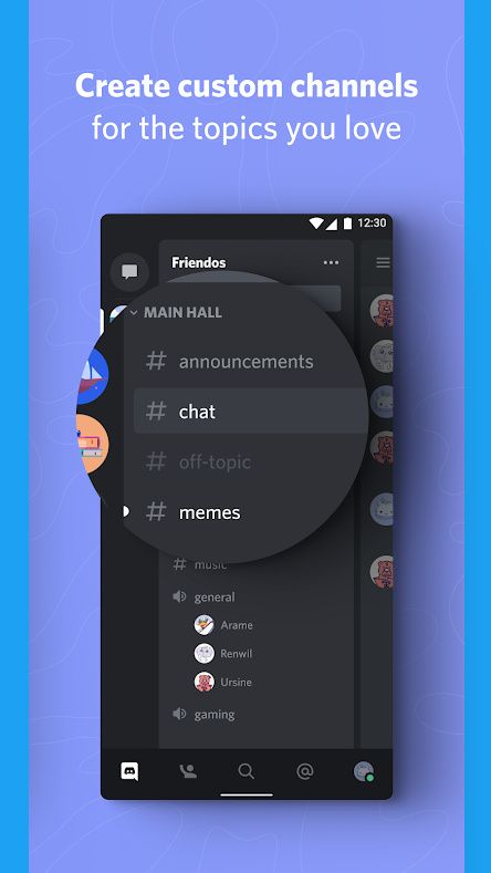 Discord Server/Channel View