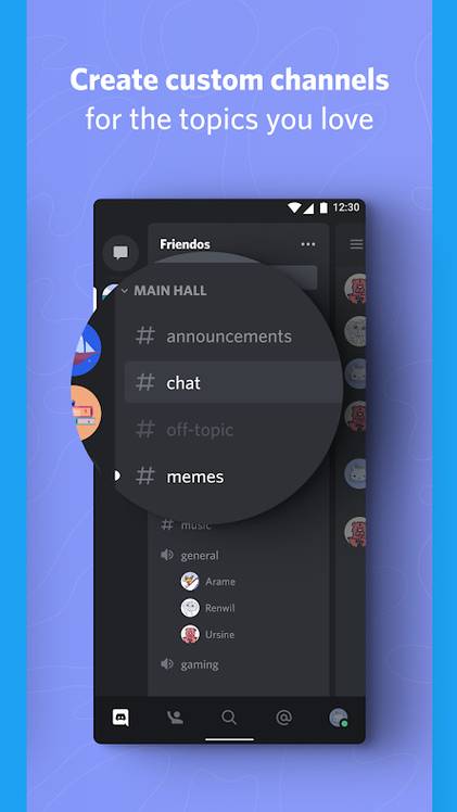 Discord Server/Channel View