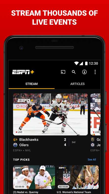 ESPN Main Site