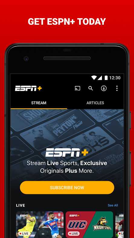 ESPN+ View