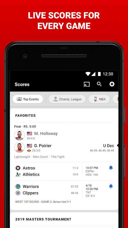 ESPN Live Sports