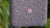 Google Pixel 5 in fabric case outside