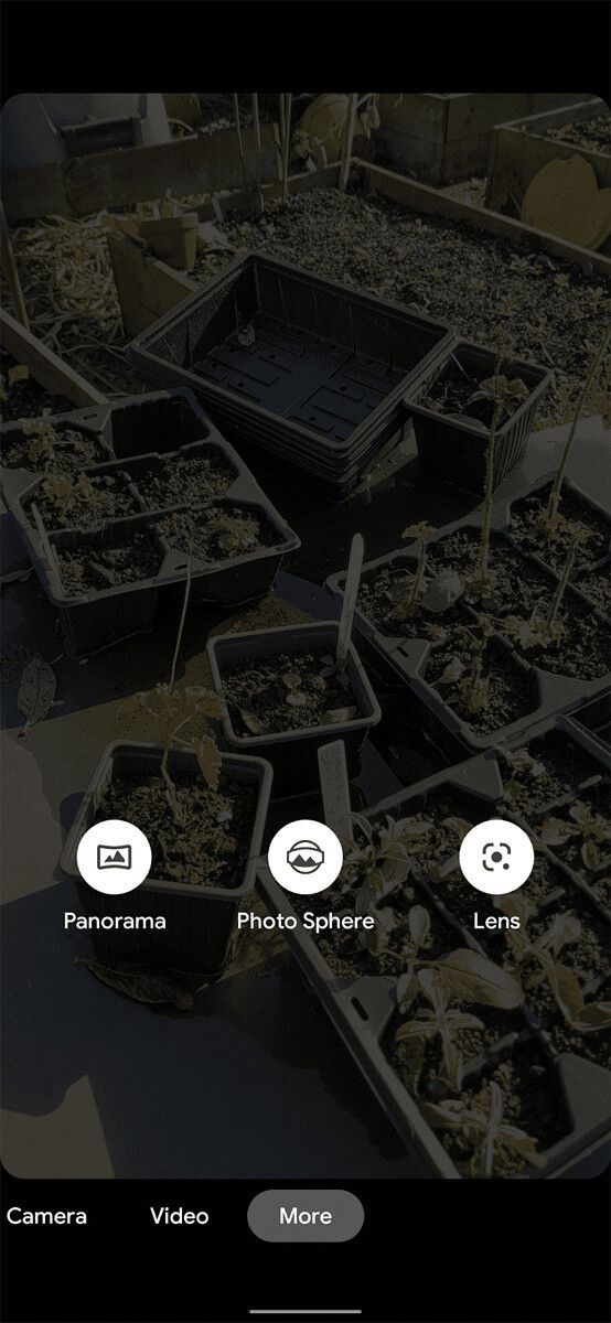Google Pixel 5 new camera UI more settings