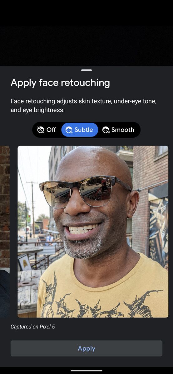 google face retouching subtle