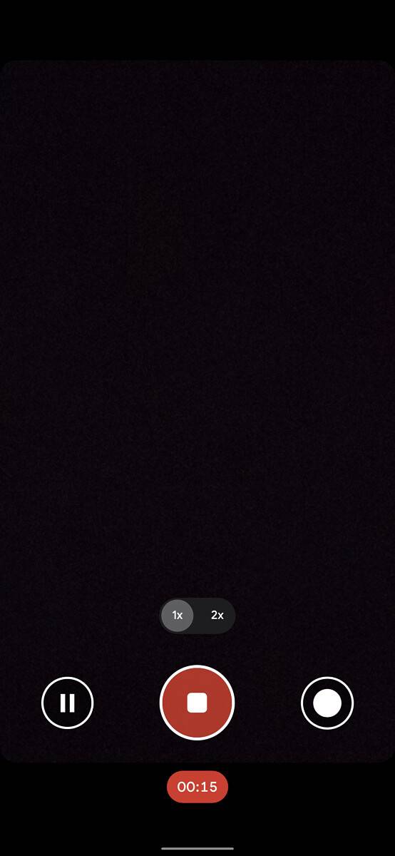 google camera 8.0 video record button