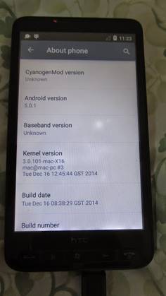 HTC HD2 CyanogenMod