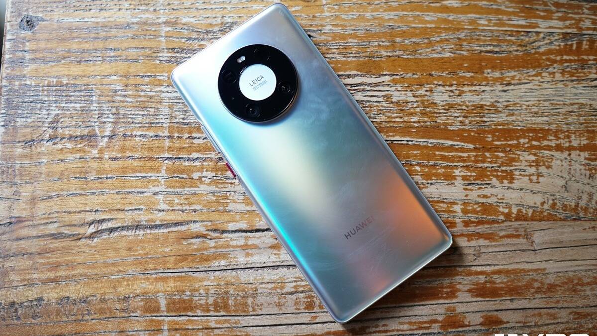 Mate 40 pro on a table.