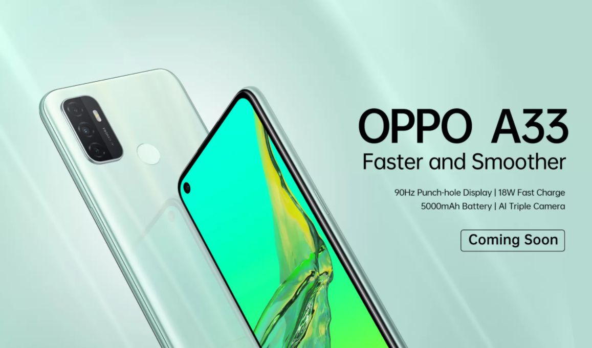 OPPO A33 with 90Hz HD+ display, Snapdragon 460 launched in India