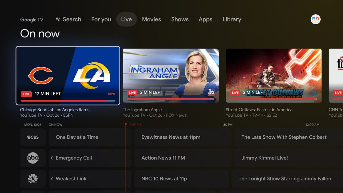 Google Chromecast with Google TV For You Tab