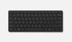 If you need an external keyboard on the road, this is a great compact option you can easily take anywhere. It can be paired with up to three devices too, so you can easily switch between them and use it with your PC, phone, or tablet.