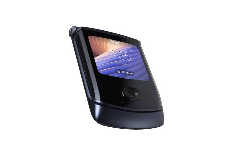 The Motorola RAZR 5G is a throwback to the popular flip phone from decades ago, but with a foldable OLED screen.