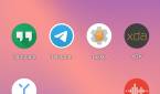 4x4 app grid layout with a couple of app icons