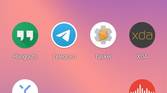 4x4 app grid layout with a couple of app icons
