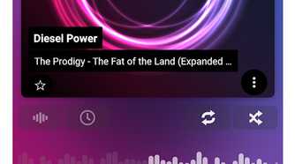 Poweramp Playing Screen