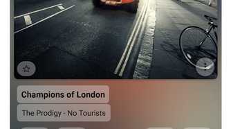 Poweramp Playing Screen