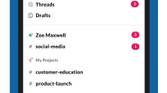 Slack Main Menu