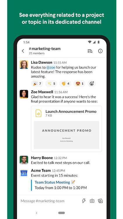 Slack Conversation