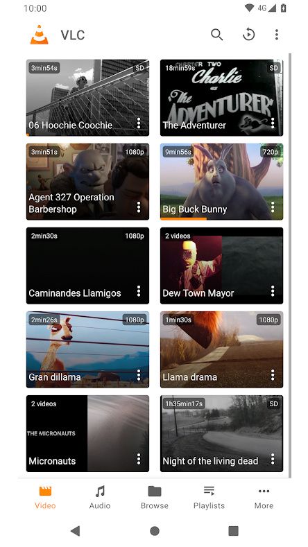VLC Main Page