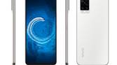White Vivo V20 in all angles on white background