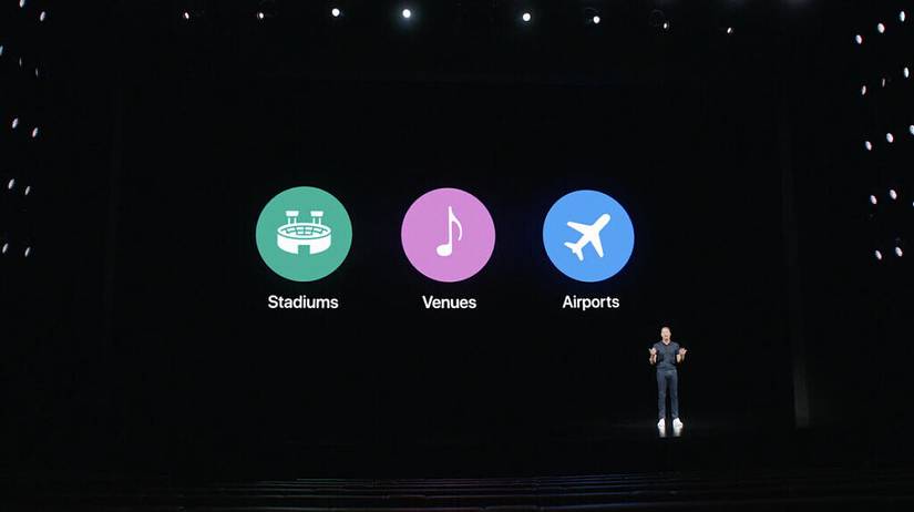 Verizon 5G Ultra wideband locations onstage at the iPhone 12 5G launch