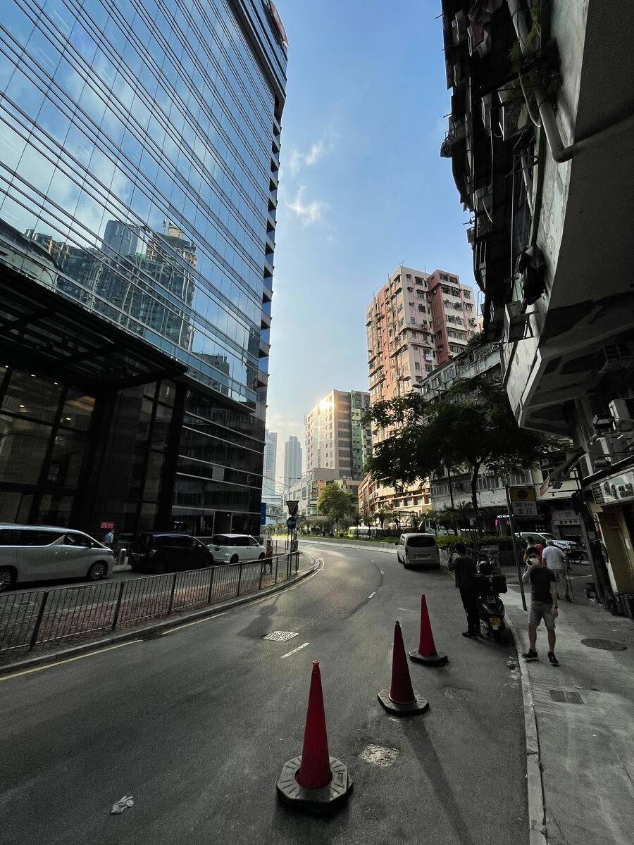 iPhone 12 ultra wide shot of buildings