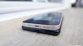 iPhone 12 and Galaxy S20 FE stacked on top of each other.
