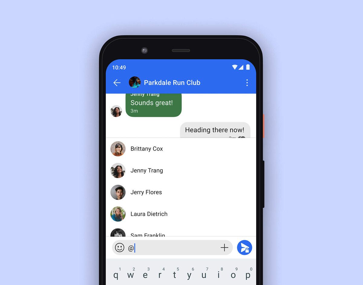 Signal group mentions
