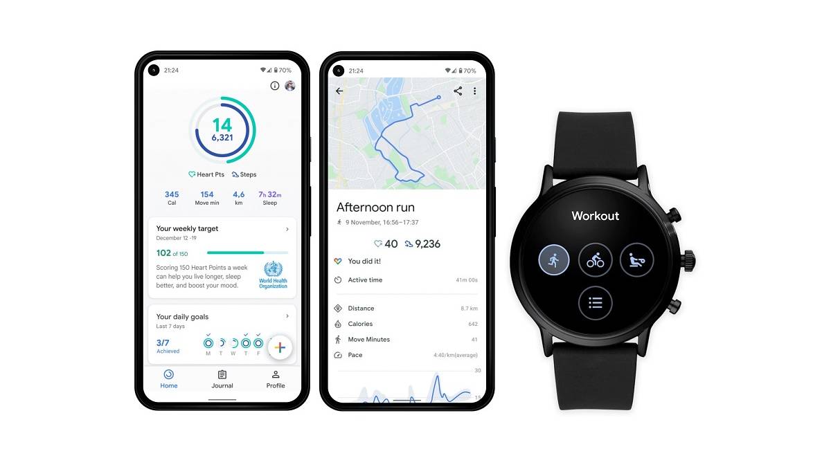 Google Fit Interface Google Fit gets a revamped home screen and new Wear OS features