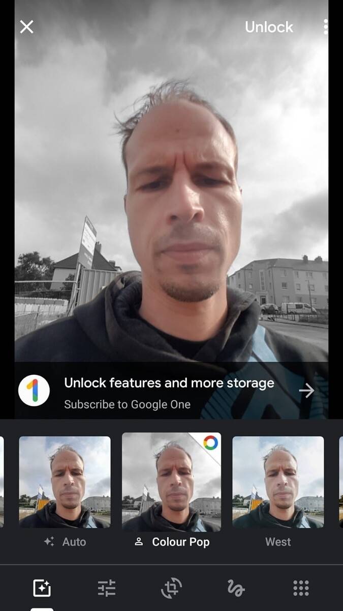 Google Photos unlock Color Pop