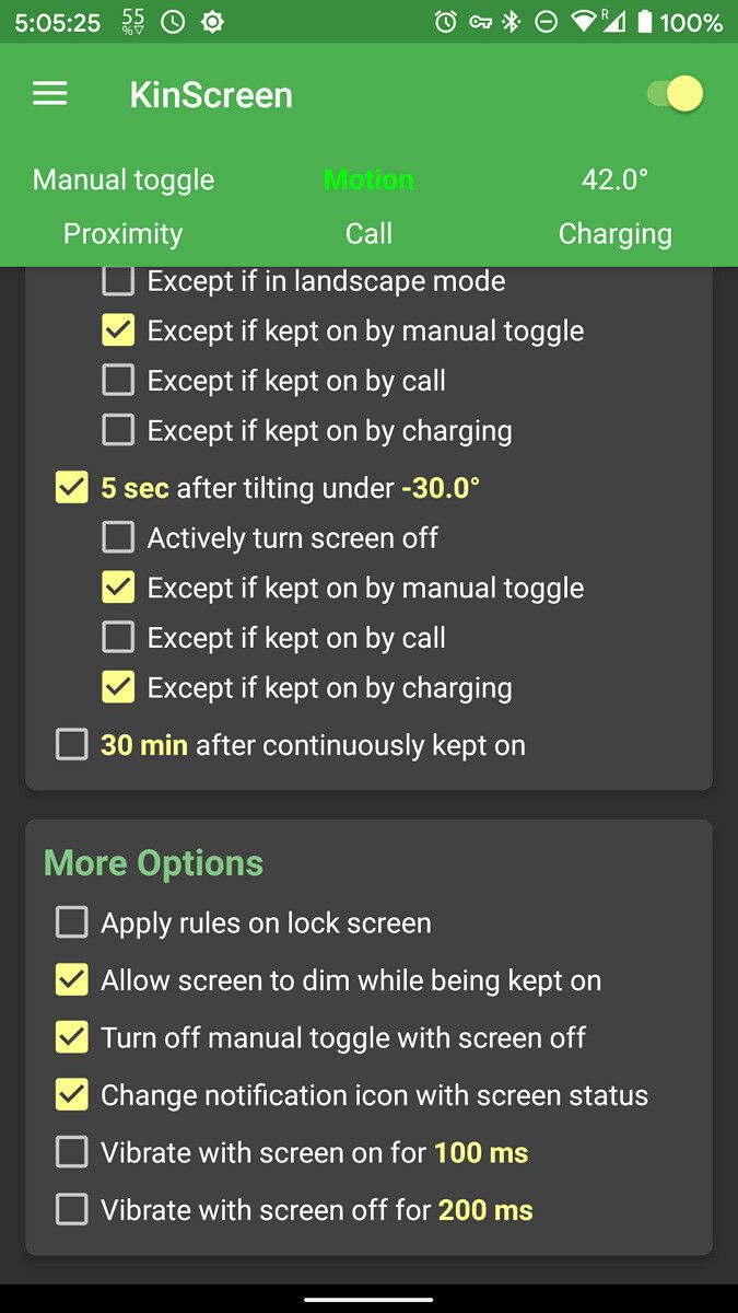 KinScreen is the ultimate tool to control when your screen turns on or off
