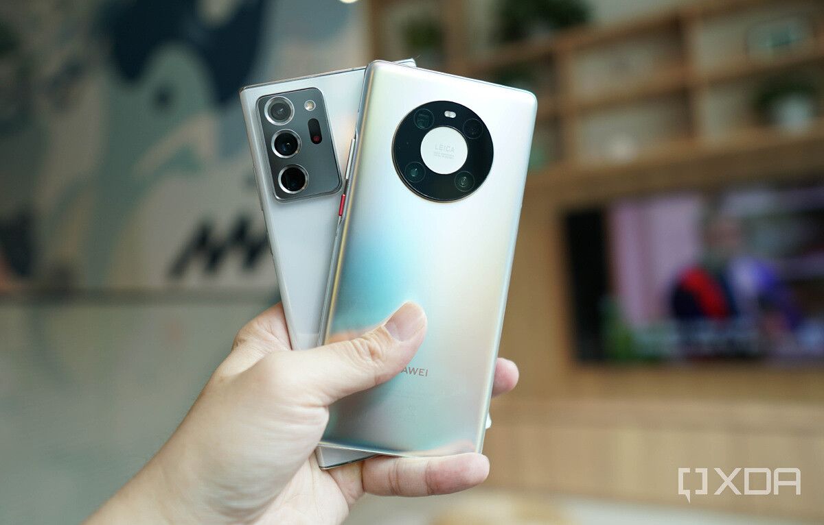 Huawei and Samsung's latest smartphones