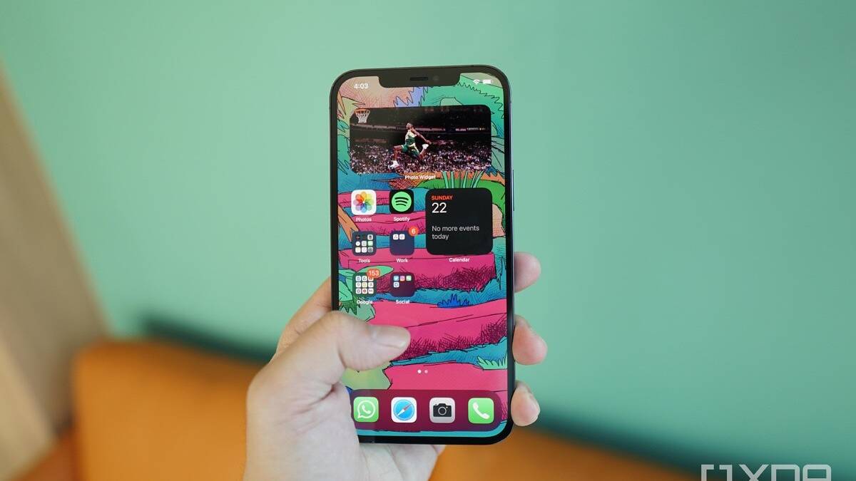 iPhone 12 Pro Max in the hand