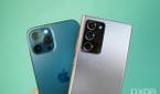 iPhone 12 Pro Max and Galaxy Note 20 Ultra