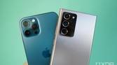 iPhone 12 Pro Max and Galaxy Note 20 Ultra