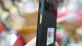 The unique back of the OnePlus 8T Cyberpunk 2077 Edition