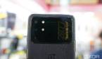 The unique back of the OnePlus 8T Cyberpunk 2077 Edition
