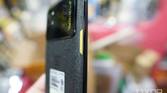 The unique back of the OnePlus 8T Cyberpunk 2077 Edition