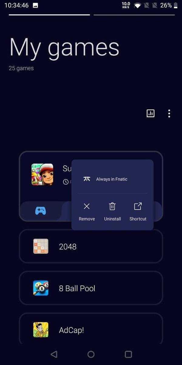OnePlus Game Space 2.5.0 OxygenOS 11 UI update (2)