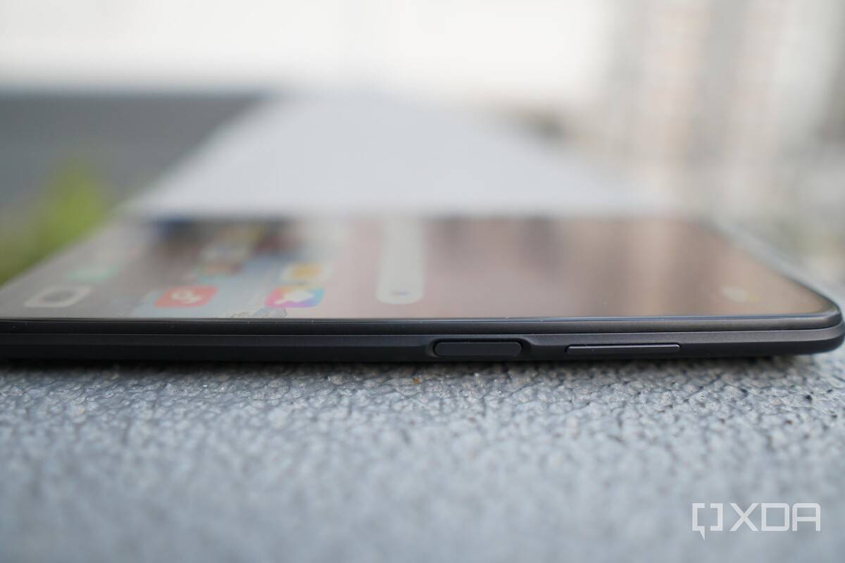 Right side of POCO M3 with an in-display scanner