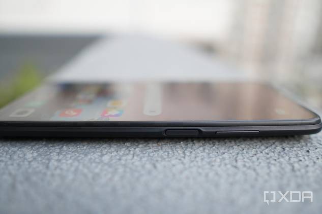 Right side of POCO M3 with an in-display scanner