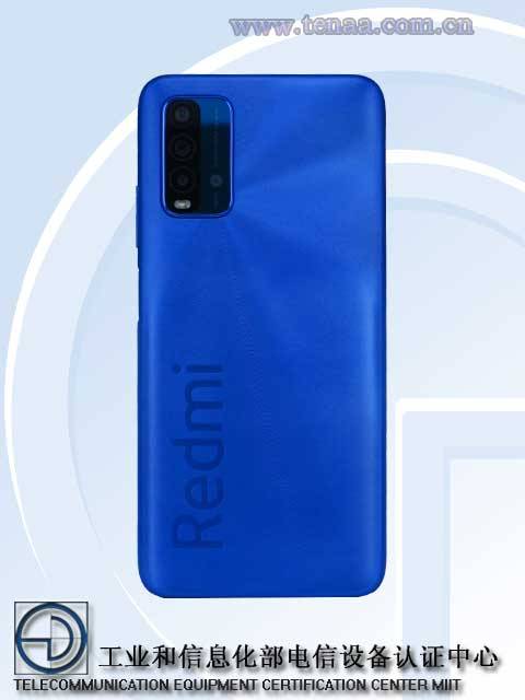 Blue Redmi Note 10 4G back panel