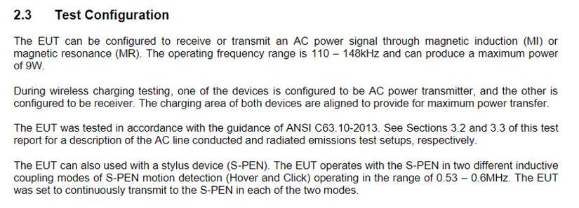 Galaxy S21 Ultra S Pen FCC
