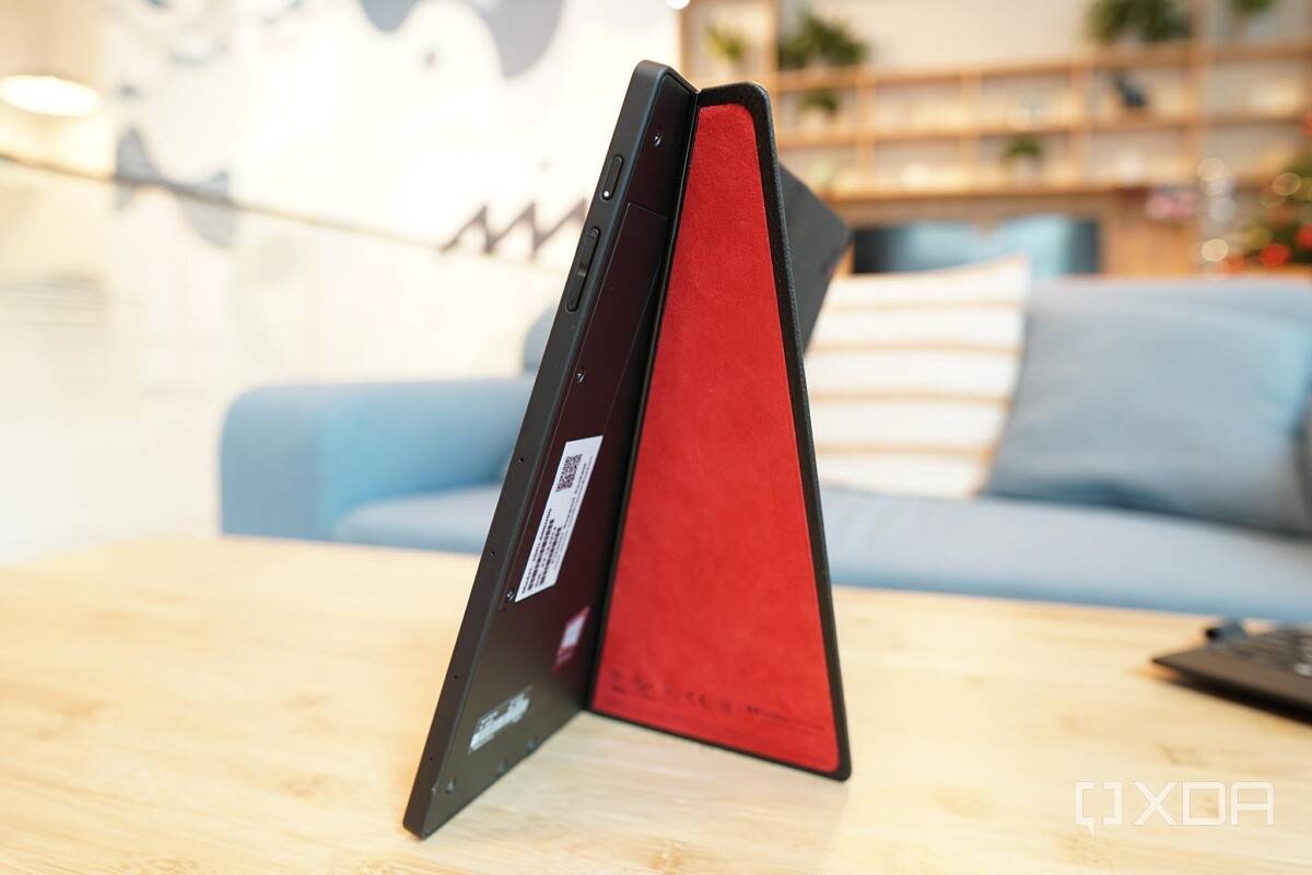 The Lenovo ThinkPad Fold X1 is thin