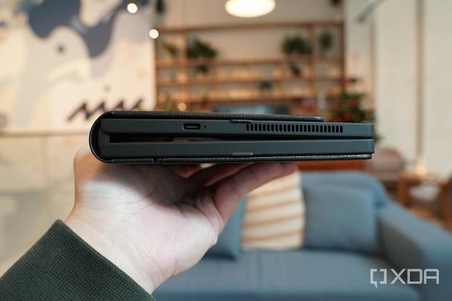 The Lenovo X1 Fold has two USB-C ports.