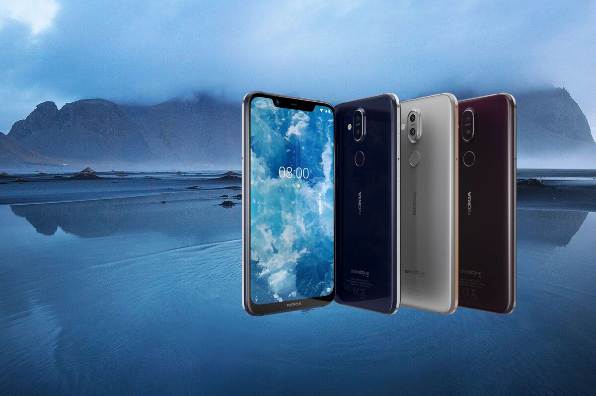 Nokia 8.1 Front Back
