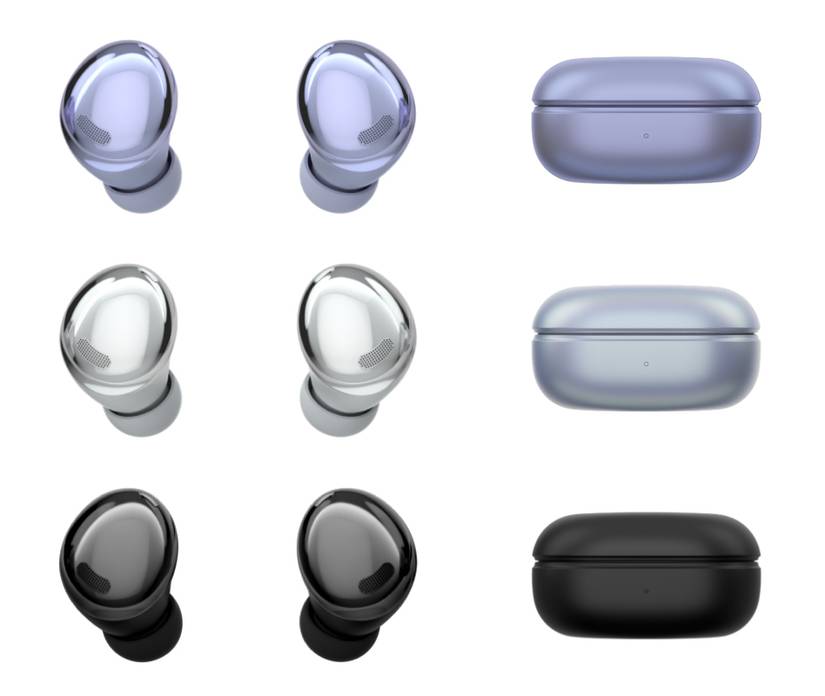 Samsung Galaxy Buds Pro APK teardown color variants