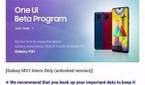 Samsung-Galaxy-M31-Android-11-One-UI-3.0-beta-notice-members