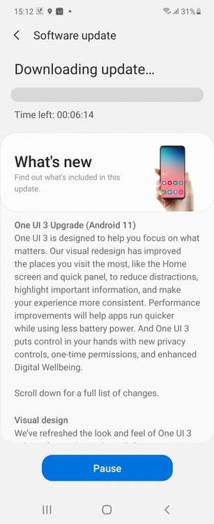 Samsung Galaxy Z Flip 4G One UI 3.0 Android 11_1