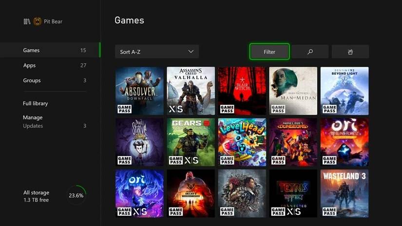 xbox november 2020 update oprimised for x|s badge