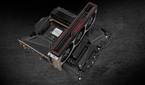 AMD radeon graphics card inserted into motherboard